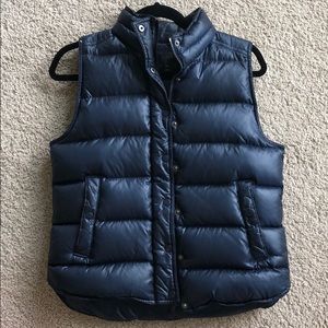 J Crew Quilted Down Vest